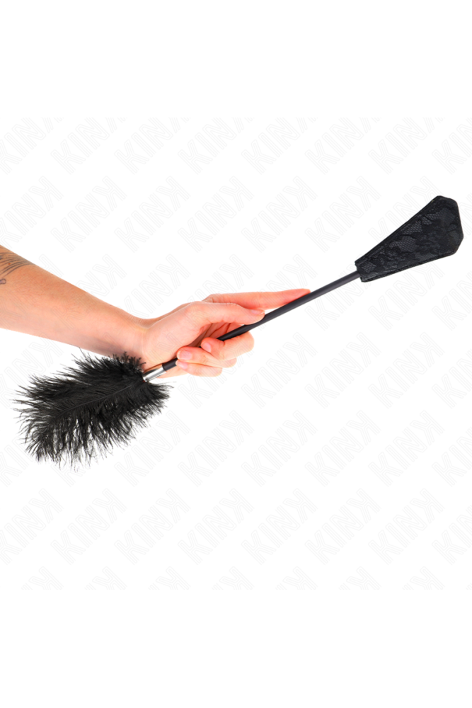 KINK - PIUME DI STRUZZO PER SOLLETICO CON PIZZO PALLET 56 CM