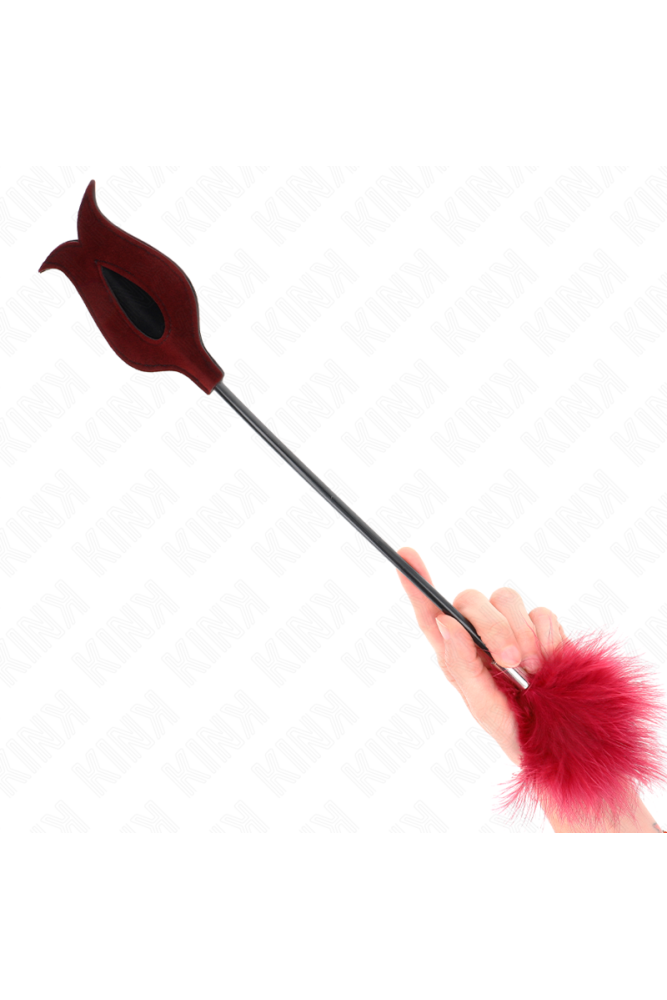 KINK - PIUME SOLLECITANTI CON PAGAIA A FORMA DI ROSA 8 CM