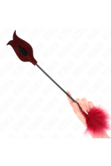 KINK - PIUME SOLLECITANTI CON PAGAIA A FORMA DI ROSA 8 CM