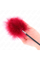 KINK - PIUME SOLLECITANTI CON PAGAIA A FORMA DI ROSA 8 CM