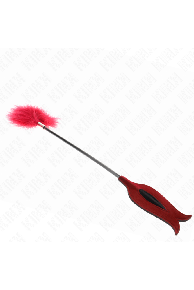 KINK - PIUME SOLLECITANTI CON PAGAIA A FORMA DI ROSA 8 CM