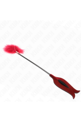 KINK - PIUME SOLLECITANTI CON PAGAIA A FORMA DI ROSA 8 CM