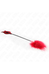 KINK - PIUME SOLLECITANTI CON PAGAIA A FORMA DI ROSA 8 CM