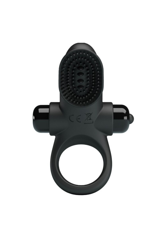 PRETTY LOVE - ANELLO VIBRATORE II PER IL PENE NERO