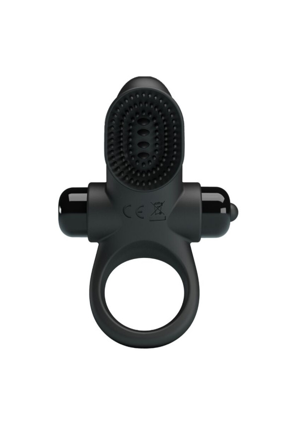 PRETTY LOVE - ANELLO VIBRATORE II PER IL PENE NERO