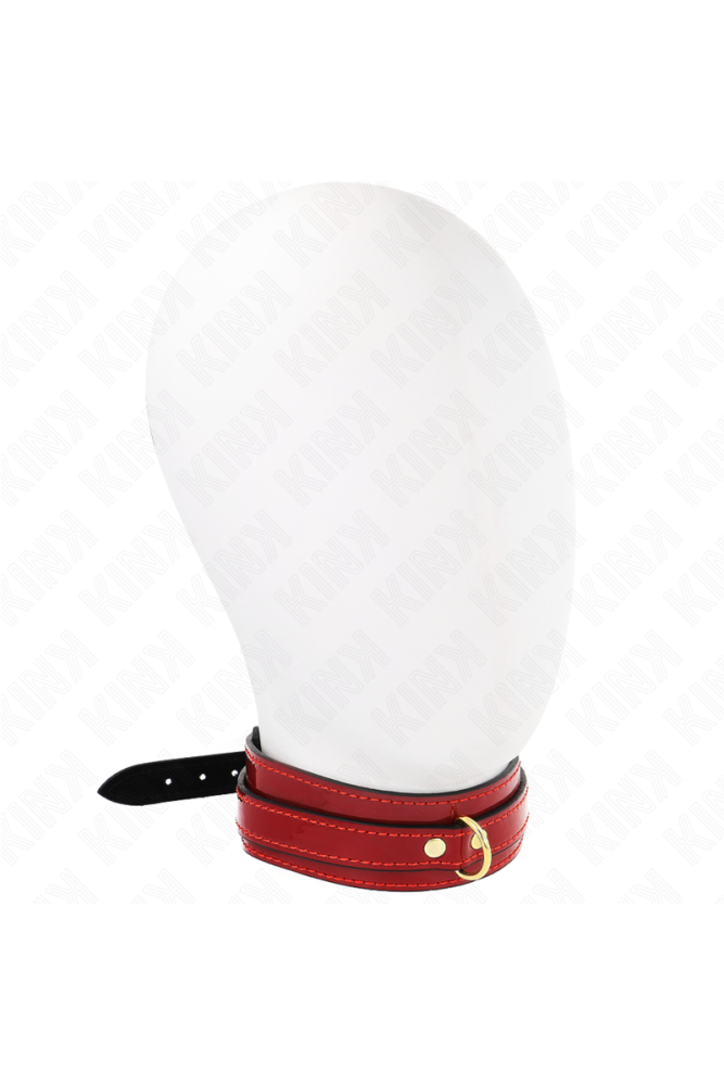KINK - COLLANA REGOLABILE ROSSO VINO CON DETTAGLI ORO 29-42