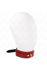 KINK - COLLANA REGOLABILE ROSSO VINO CON DETTAGLI ORO 29-42