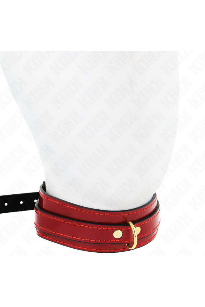 KINK - COLLANA REGOLABILE ROSSO VINO CON DETTAGLI ORO 29-42