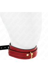 KINK - COLLANA REGOLABILE ROSSO VINO CON DETTAGLI ORO 29-42