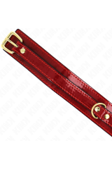 KINK - COLLANA REGOLABILE ROSSO VINO CON DETTAGLI ORO 29-42
