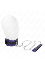 KINK - COLLANA CORTA IN PIZZO DI VELLUTO CON CINTURA 105 CM CON PROFILO IN NYLON 44 X 5