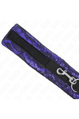 KINK - COLLANA CORTA IN PIZZO DI VELLUTO CON CINTURA 105 CM CON PROFILO IN NYLON 44 X 5