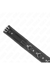 KINK - COLLANA IN PELLE PVC CON CINTURA 105 CM RIVETTO STRASS 41.5 X 4 CM