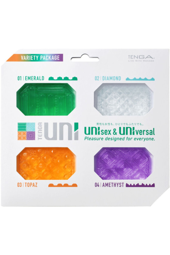 TENGA - CONFEZIONE DITALE MASTURBATORE UNI VARIETY 4 UNIT