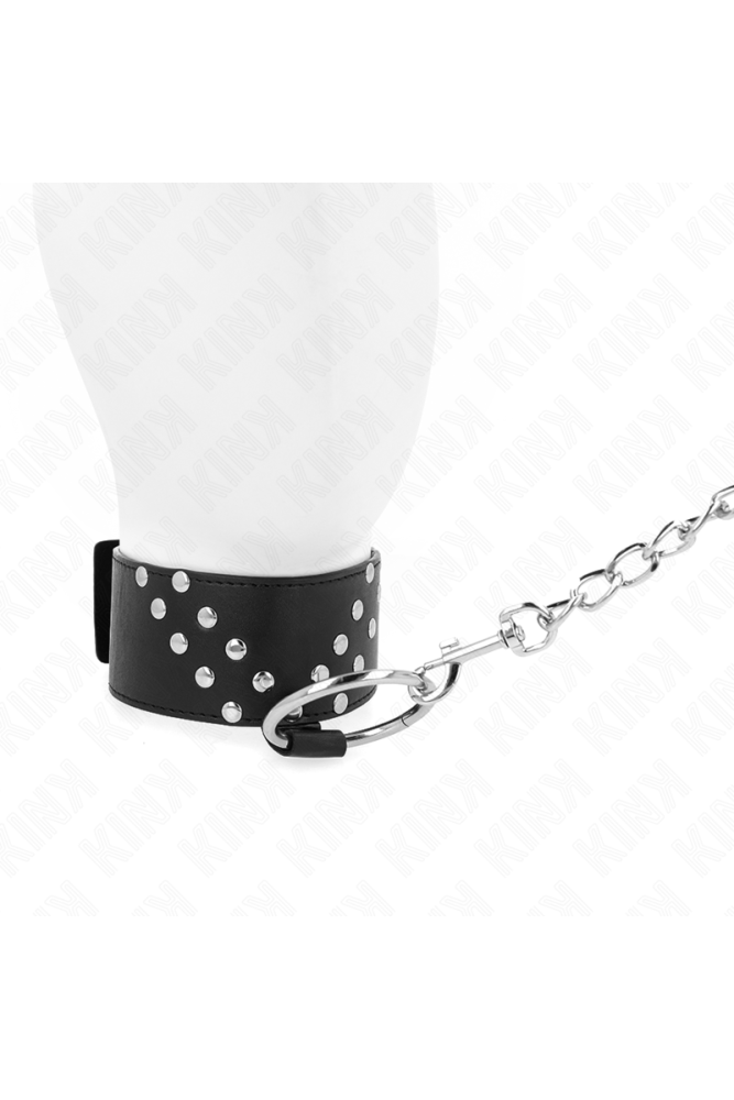 KINK - COLLANA CON CINTURA 65 CM CON RIVETTO A V REGOLABILE 36-43 CM X 5 CM
