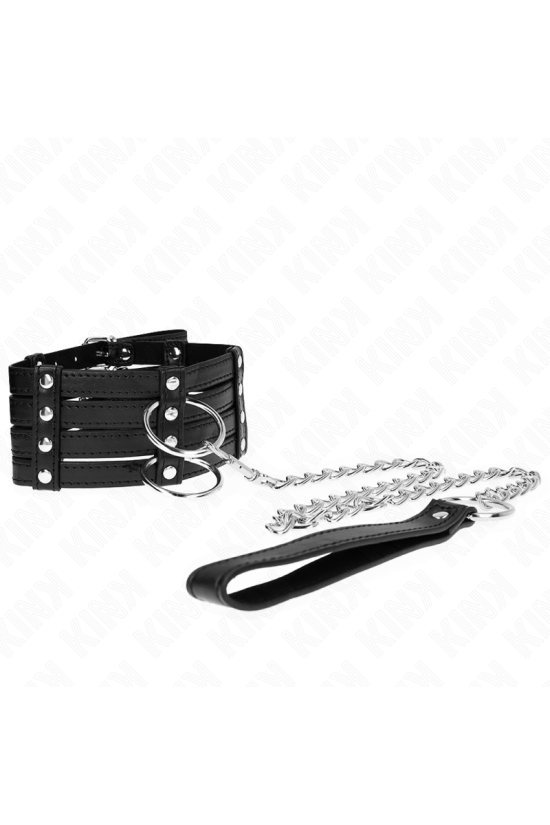 KINK - COLLANA CON CINTURA 65 CM STILE SUB REGOLABILE 35-51 CM X 7 CM