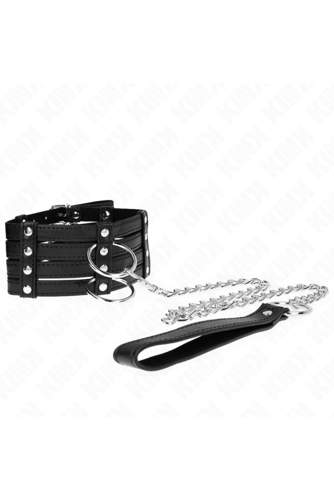KINK - COLLANA CON CINTURA 65 CM STILE SUB REGOLABILE 35-51 CM X 7 CM