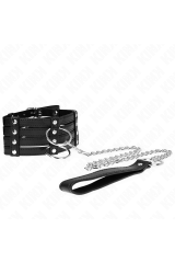 KINK - COLLANA CON CINTURA 65 CM STILE SUB REGOLABILE 35-51 CM X 7 CM