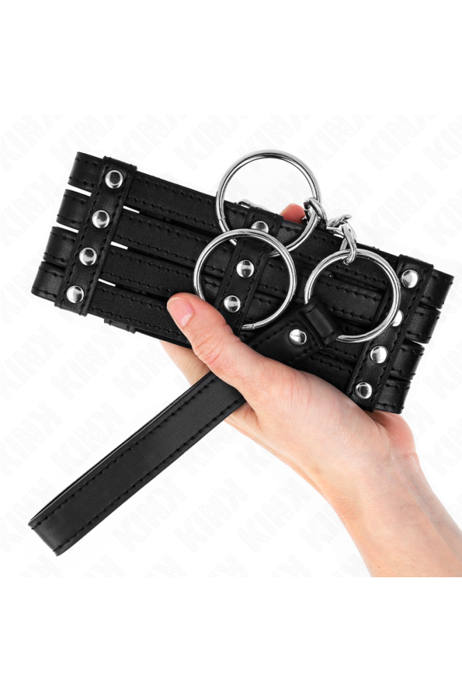 KINK - COLLANA CON CINTURA 65 CM STILE SUB REGOLABILE 35-51 CM X 7 CM