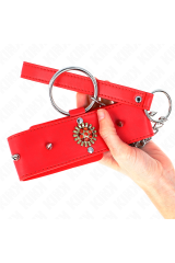 KINK - COLLANA DI DIAMANTI ROSSI CON CINTURA 65 CM REGOLABILE 35-51 CM X 7 CM