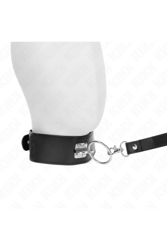 KINK - GUINZAGLIO BORCHIE 116 CM COLLARE CON CINTURINO IN SIMILPELLE 50 X 5 CM