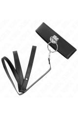 KINK - GUINZAGLIO BORCHIE 116 CM COLLARE CON CINTURINO IN SIMILPELLE 50 X 5 CM