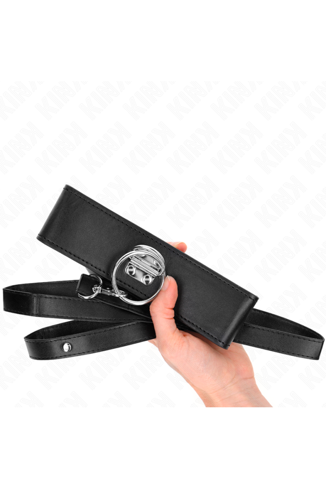 KINK - GUINZAGLIO BORCHIE 116 CM COLLARE CON CINTURINO IN SIMILPELLE 50 X 5 CM