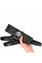 KINK - GUINZAGLIO BORCHIE 116 CM COLLARE CON CINTURINO IN SIMILPELLE 50 X 5 CM