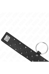 KINK - COLLANA CON GUINZAGLIO 65 CM CON BORCHIE IN ARGENTO MODELLO 5 REGOLABILE 36-43 CM X 5 CM