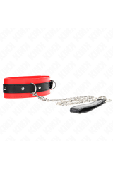 KINK - COLLARE CON CINTURA 65 CM CON CINTURINO ROSSO 54 X 4
