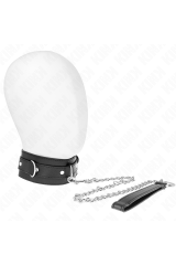 KINK - COLLARE CON CINTURA 65 CM CON CINTURINO NERO 54 X 4