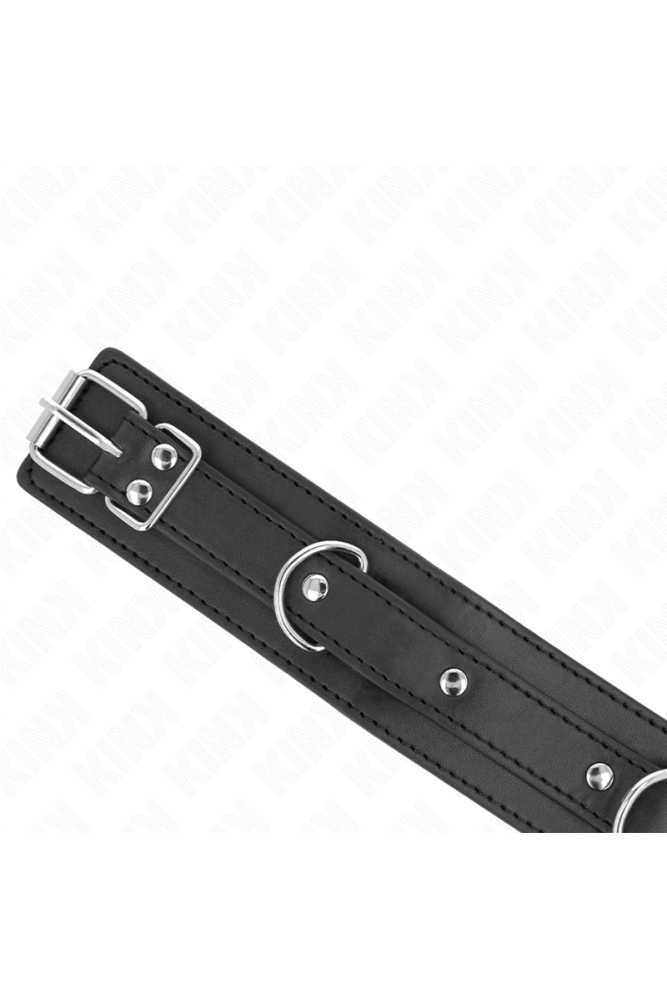 KINK - COLLANA CON GUINZAGLIO 65 CM MODELLO 3 ANELLI 1 REGOLABILE 38-49 CM X 5 CM