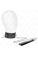 KINK - COLLANA CON GUINZAGLIO 65 CM 3 MODELLO ANELLI 2 REGOLABILE 36-43 CM X 5 CM