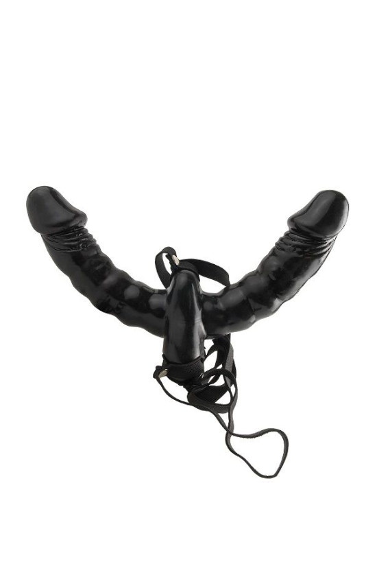 FETISH FANTASY SERIES - VIBRANTE DOPPIO DELIZIO STRAP-ON.