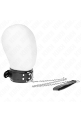 KINK - COLLANA CON CINTURINO 65 CM FIBBIE ARGENTO REGOLABILE 33-46 CM X 5