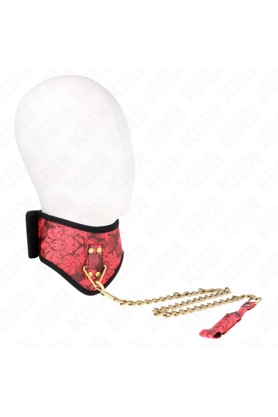 KINK - COLLANA MODELLO SCANDALO CON CINTURINO IN PIZZO 75 CM 44 X 10 CM