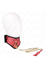 KINK - COLLANA MODELLO SCANDALO CON CINTURINO IN PIZZO 75 CM 44 X 10 CM