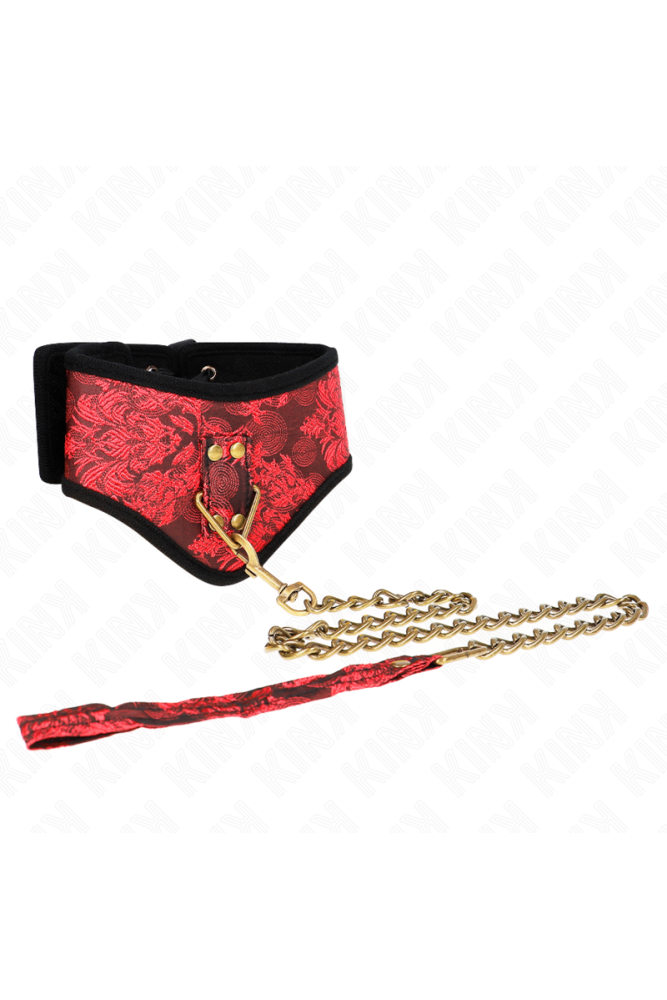 KINK - COLLANA MODELLO SCANDALO CON CINTURINO IN PIZZO 75 CM 44 X 10 CM