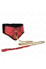 KINK - COLLANA MODELLO SCANDALO CON CINTURINO IN PIZZO 75 CM 44 X 10 CM