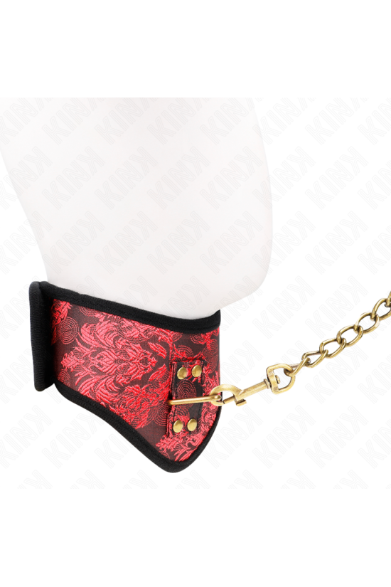 KINK - COLLANA MODELLO SCANDALO CON CINTURINO IN PIZZO 75 CM 44 X 10 CM
