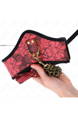 KINK - COLLANA MODELLO SCANDALO CON CINTURINO IN PIZZO 75 CM 44 X 10 CM