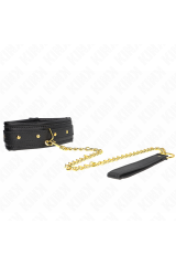 KINK - COLLANA CON CINTURINO IN SIMILPELLE SPUGNA MODELLO 1 REGOLABILE 37-54 CM X 3 CM