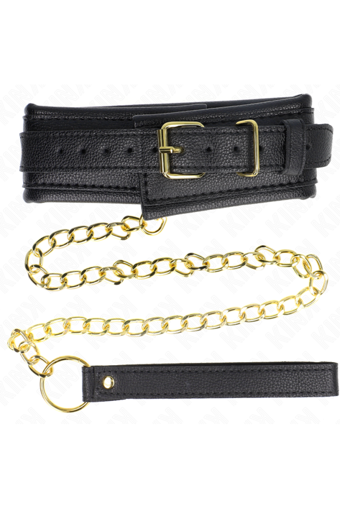 KINK - COLLANA CON CINTURINO IN SIMILPELLE SPUGNA MODELLO 1 REGOLABILE 37-54 CM X 3 CM