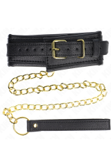 KINK - COLLANA CON CINTURINO IN SIMILPELLE SPUGNA MODELLO 1 REGOLABILE 37-54 CM X 3 CM