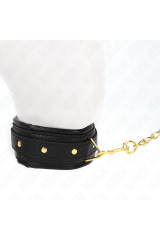 KINK - COLLANA CON CINTURINO IN SIMILPELLE SPUGNA MODELLO 1 REGOLABILE 37-54 CM X 3 CM