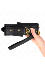 KINK - COLLANA CON CINTURINO IN SIMILPELLE SPUGNA MODELLO 1 REGOLABILE 37-54 CM X 3 CM