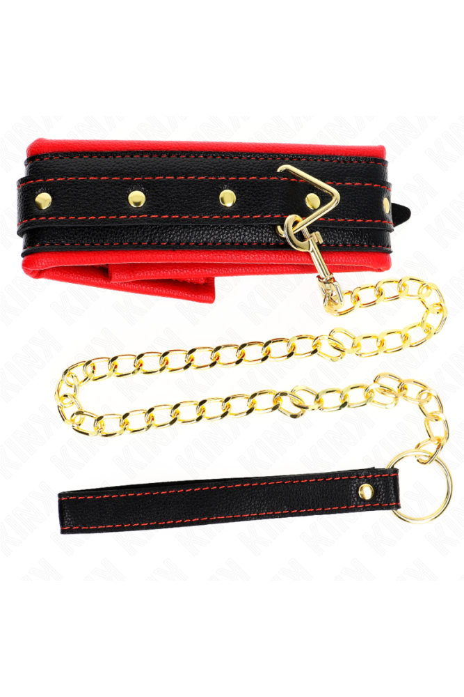 KINK - COLLANA CON CINTURINO IN SIMILPELLE SPUGNA MODELLO 2 REGOLABILE 37-54 CM X 3 CM