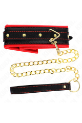 KINK - COLLANA CON CINTURINO IN SIMILPELLE SPUGNA MODELLO 2 REGOLABILE 37-54 CM X 3 CM