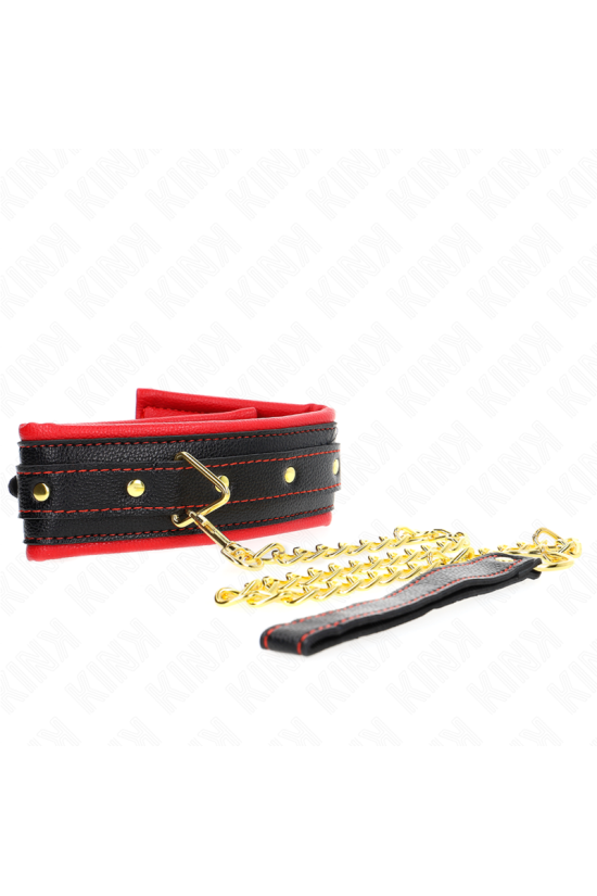 KINK - COLLANA CON CINTURINO IN SIMILPELLE SPUGNA MODELLO 2 REGOLABILE 37-54 CM X 3 CM