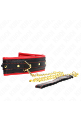 KINK - COLLANA CON CINTURINO IN SIMILPELLE SPUGNA MODELLO 2 REGOLABILE 37-54 CM X 3 CM